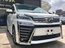 2018 Toyota Vellfire 2.5 ZG New Facelift MPV