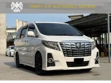 CONVERT AGH 30 FACELIFT DUAL POWER DOORS, SUNROOF, POWER BOOT ANDROID PLAYER WITH 360 CAMERA 2005 Toyota Alphard 3.0 MPV MNH10