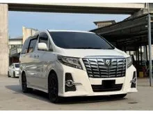CONVERT AGH 30 FACELIFT DUAL POWER DOORS, SUNROOF, POWER BOOT ANDROID PLAYER WITH 360 CAMERA 2005 Toyota Alphard 3.0 MPV MNH10