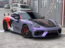2018 Porsche 718 2.5 Cayman GTS - Direct Owner / Used - Fully GT4RS Bodykit & Rims - Brembo - Sport Chrono - Sport Exhaust - BOSE - Tansparency - LIMS