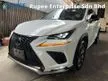 Recon 2020 Lexus NX300 2.0 F Sport New Facelift UNREGISTER Grade 4.5 Red Interior 3LED Sequential Signal 360 Surround Camera Sunroof BSM 5Yrs Warranty