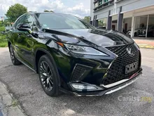 2021 Lexus RX 300 2.0 F Sport PANORAMIC ROOF/PRECRASHSAFETY/MARKLEVINSONSOUNDSYSTEM /360CAMERA/HUD/BSM/POWERBOOT/FSPORTSTEERINGWHEEL