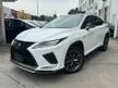 Recon RECON 2020 Lexus RX300 2.0T F Sport [38K LowKM] POWER BOOT/SUNROOF/HUD/360CAM/BSM/MEMORIES SEAT/AIRCON SEAT/FREE 5 YRS WARRANTY & 1 SERVICE