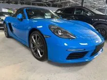 2022 Porsche 718 2.0 Boxster Convertible SPORT CHRONO WARRANTY