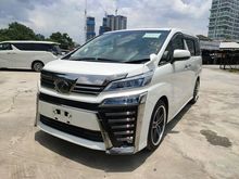2018 Toyota Vellfire 2.5 ZG SPEC, GRADE 4.5,NEW CAR CONDITION, TRIPLE HEAD LIGHT,PRE CRASH,18 UNREG
