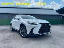 2023 Lexus NX250 NX 250 2.5 SUV VERSION L / LUXURY / FULLY LOADED / SUNROOF / 360 CAMERA / HUD / BSM / DIM / FULL LEATHER / BLACK INTERIOR / UNREG