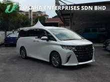 2024 TOYOTA ALPHARD Z 2.5**GRADE 5AA**SUNROOF**360 SURROUNDING CAMERA**DIGITAL INNER MIRROR**BLIND SPOT MONITOR**POWER SEAT AND MEMORY SEAT**POWERBOOT