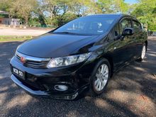 Honda Civic 1.8 S i-VTEC Sedan (A) 2014 1 Owner Only Full Set Bodykit Accident Free Leather Seat TipTop Condition View to Confirm