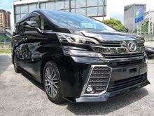 2015 Toyota Vellfire 3.5 ZAG Full Loaded Spec JBL SunRoof