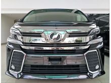 2017 Toyota Vellfire 2.5 ZG UNREG PRE CRASH 2PDR RC NO SST