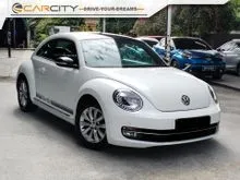 2015 Volkswagen Beetle 1.2 TSI Coupe WARRANTY FULL SERVICE LED DAYLIGHTS LOW MILEAGE ONE OWNER TIPTOP CONDITION