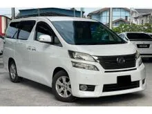 2012 Toyota Vellfire 2.4 X SEATER LIMITED EDITION ONW OWNER USED USED WITH WARRANTY