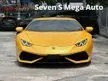 2016 Lamborghini Huracan 5.2 LP610-4 Coupe REGISTER 2021 TIP TOP CONDITION GOOD SPEC ORIGINAL LOW MILEAGE PRICE CAN NEGO TILL LET GO