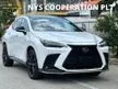 Recon 2022 Lexus NX350 2.4 Turbo F Sport SUV AWD Unregistered READY STOCK WELCOME VIEW LOW MILEAGE