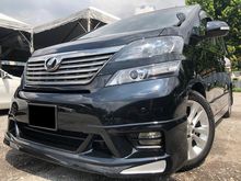 2010/16 Toyota Vellfire 2.4 Z Platinum ZP Full P/Boot COOL BOX VVIP Lady Owner Car King 7 Seater Luxury MPV