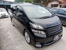 2011 Toyota Vellfire 2.4 (A) Z Platinum MPV 2 P/DOOR P/BOOT SUNROOF COOLER BOX. MEGA CLEARANCE.