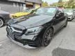Recon 2019 MERCEDES BENZ C180 AMG SPORTS CABRIOLET 1.6 TURBOCHARGED FREE 5 YEARS WARRANTY