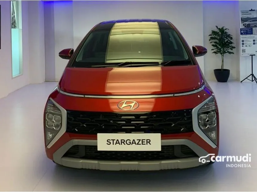 Jual Mobil Hyundai Stargazer 2024 Prime 1.5 di Banten Automatic Wagon Merah Rp 293.000.000