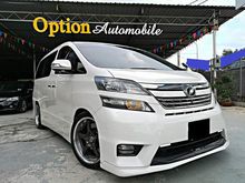 2009/14 Toyota Vellfire 2.4 Z Platinum (A) 2/P-DOOR BOOT OTR