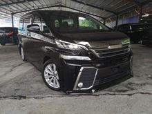 2015 Toyota Vellfire 2.5 Z A FULL JBL SUNROOF 3 YEAR WARRANTY UNREG