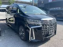 2019 Toyota Alphard 2.5 SC SUNROOF (PROMOTION PRICE) BIG ALPINE PLAYER & MONITOR ,PILOT SEATS ,3 POWER DOOR ,PRE CRASH ,LKA UNREG