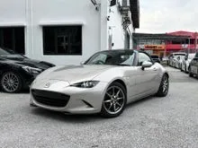 2022 Mazda ROADSTER 1.5 LEATHER (M) MX-5 MIATA RARE BLUE TOP