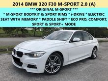 2014 BMW 320 F30 M-SPORT 2.0 (A) M-SPORT BODYKIT & SPORT RIMS FULL LOAN