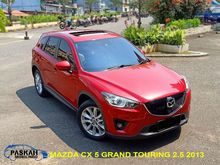 2013 Mazda 2.5 CX 5 GT Sunroof Merah, CX5,Dp91jt, Genap, KM 63rb SUV