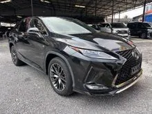 2021 Lexus RX 300 2.0 F Sport Unregistered with MAX LOAN, CASH REBATE, Sunroof, 360 Camera, BSM, HUD, 8 YEARS Warranty