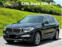 2019 BMW X3 2.0 xDrive30i Luxury SUV / ORIGINAL MILEAGE 89K KM / OWNER KEEP SERVICE ON TIME / BLACK COLOR LEATHER SEAT / FREE EXTENDED WARRANTY (T&C)