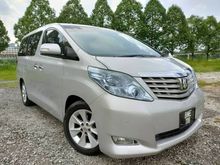 2009 Toyota Alphard 2.4 G 240G MPV #HARGA SEKALI TUKAR NAMA #NO PROCESSING #HIGH SPEC #ONE WELL MAINTAINED OWNER #AFTER BUYING NO NEED REPAIR