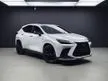 Recon 2023 Lexus NX350 FSPORT 2.4 TURBO GRADE 5A UNREG JAPAN SPEC WHITE / RED INTERIOR FULL LEATHER SEAT 360CAM HEAD UP DISPLAY DIM BSM SUNROOF