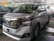 2015 Toyota Vellfire 2.5 X MPV 8 SEATER POWER BOOT 360 CAMERA 1 POWER DOOR 16 SPORT RIM FREE1 YEAR WARRANTY