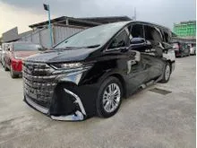FULL SPEC 2025 Toyota Alphard 2.5 Z SIDE STEP ROOF MONITOR DIM BSM UNREG OFFER DEAL