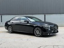2021 MERCEDES BENZ E300 SPORT 2.0 AMG LINE/BLACK/LOW MILEAGE/PROMO