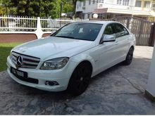 2008 Mercedes-Benz C200 Kompressor 1.8 Avantgarde Sedan White Penang