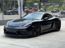 2020 Porsche 718 4.0 Cayman GT4 Coupe UK full full spec tip top condition