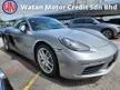 Recon 2018 Porsche 718 Cayman Sport Chrono Package (Grade 4.5) Sport Plus Mode Select High Loan No Processing Fee No Extra Charges Apple Car Play Unreg