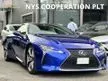 Recon 2019 Lexus LC500 5.0 V8 Structural Blue Special Edition Coupe Unregistered Glass Roof Top Structural Blue Blue Moment Interior Mark Levinson Sound Sy