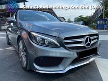 2017 Mercedes-Benz C200 2.0 AMG PREMIUM PANAROMIC ROOF POWER BOOT RED INTERIOR UNREGS