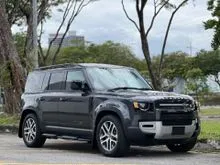 Black Leather - Carpathian Grey Premium Metallic - 2022 Land Rover Defender 110 2.0 P300 SE