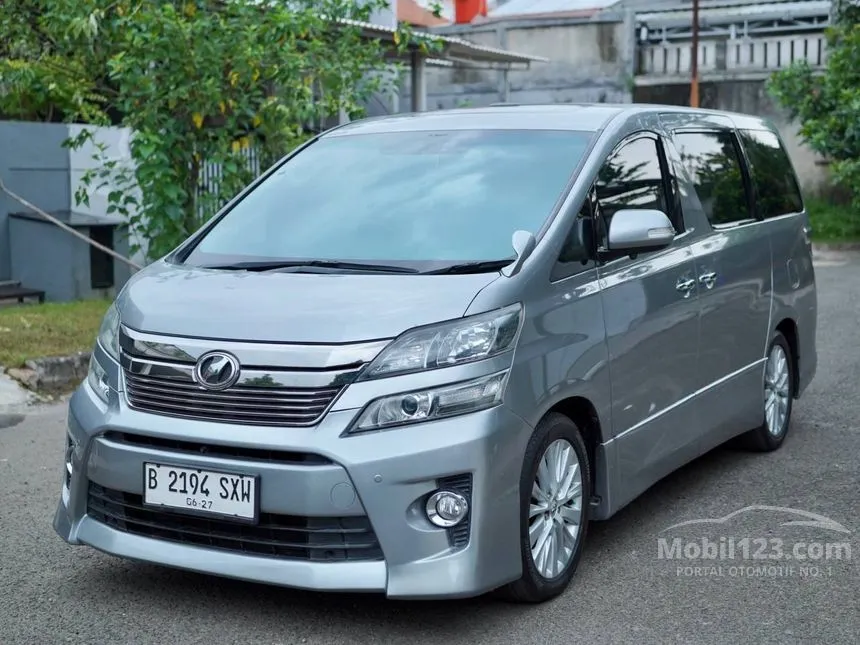 Jual Mobil Toyota Vellfire 2012 Z 2.4 di DKI Jakarta Automatic Van Wagon Abu