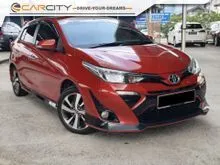 2020 Toyota Yaris 1.5 G Hatchback TRUE YEAR MAKE LOW MILEAGE FULL SERVICE 360 REVERSE CAMERA BSM RCTA CHROME DOOR HANDLES ONE OWNER WARRANTY