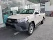 New New 2024 Toyota Hilux 2.4 Single Cab Pickup Truck FAST STOCK / STOK CEPAT