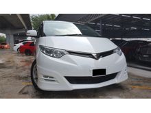 Toyota Estima 2.4 NEW FACELIFT,1 YEAR WARRANTY 7 SEATER 2009,FULL LEATHER SEATS,FULL BODY KITS,2 POWER DOORS,CRYSTAL WHITE IN COLOUR,ONE DATO OWNER