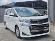 Recon Toyota Vellfire 2.5 X 2018 8 SEATER BEIGE SEAT SUNROOF 2LED