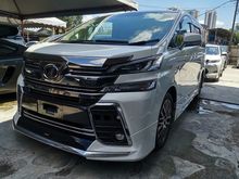 2016 Toyota Vellfire 2.5 ZG MODELISTA BODYKIT/JBL/SURROUND CAM/PRE CRASH UNREG