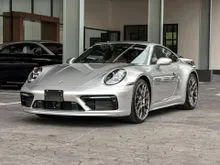 2021 Porsche 911 3.0 Carrera 4S PDK 4WD Coupe PCCB Sport Exhaust Sport Chrono LED Daytime PDLS Plus Matrix Light Bose Sound Surround Camera Keyless-Go