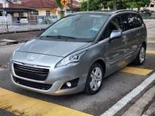 2014 Peugeot 5008 1.6(A)THP Allure Facelift - 1Owner PeugeotFullServiceRecords VeryWellMaintained Luxury7SeathersMPV ParanomicSunroof