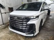 2023 Toyota Vellfire 2.4 Z Premier,GRADE 4.5,HUD,MODELISTA BODYKIT ORI,SIDE STEP,ROOF MONITOR,DIM,BSM,2023 UNREG